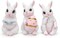 Easter Bunny Statue, Spring Tabletop Decoration, Cute Rabbit Figurine for Indoor Outdoor Easter Decor (Bunny 3 PCS)